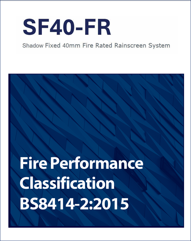 Spanwall SF40-FR Fire Test Performance & Classification Report