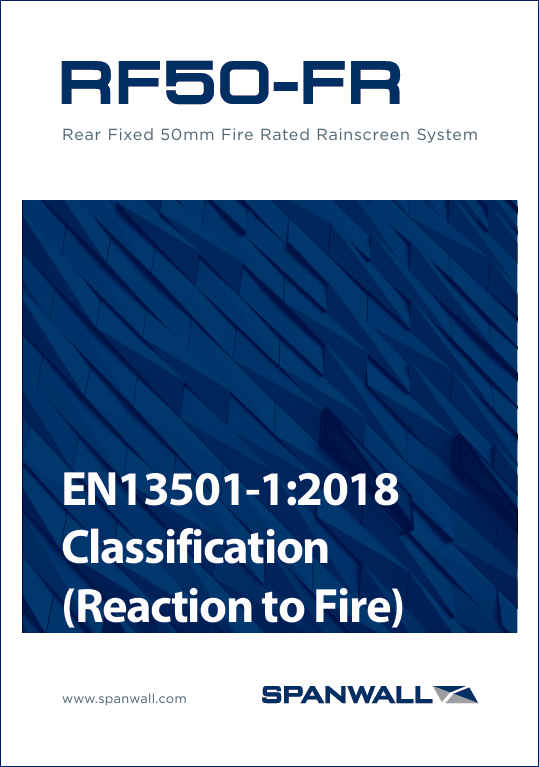 Spanwall RF50-FR EN13501-1:2018 Classification 