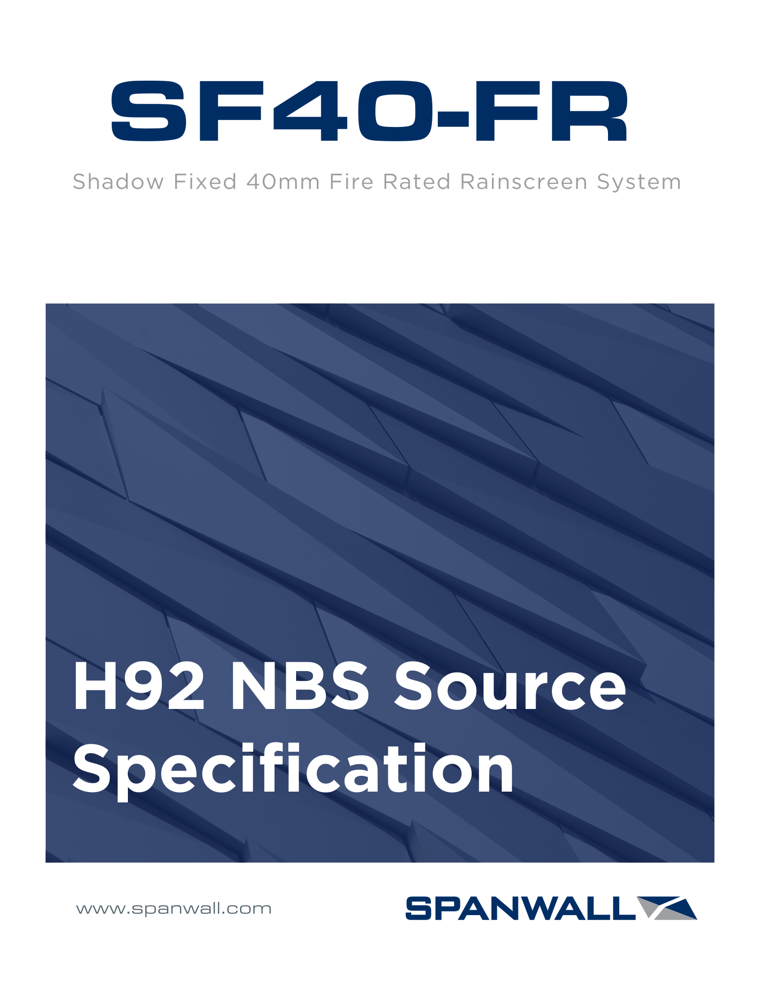 Spanwall SF40-FR NBS Source Specification