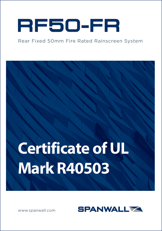 Spanwall RF50-FR UL Mark R40503